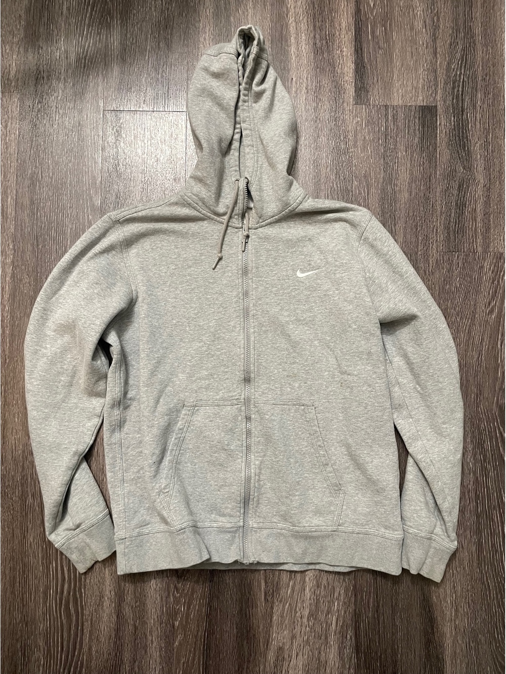 00s Nike Mini Swoosh Full Zip Hoodie